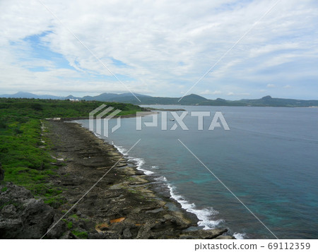 Cloudy landscape around Houwan area 69112359