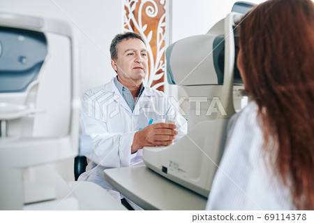 Astigmatism check concept 69114378