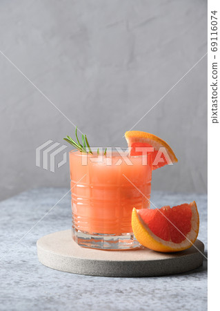 Honey rosemary grapefruit sodas. 69116074