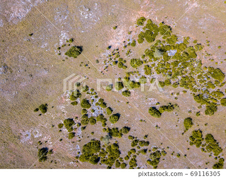 Aerial view Cevennes 69116305