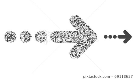 Send Right Fractal Collage of Self Icons 69118637