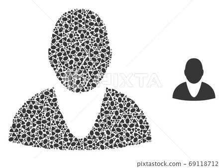 User Recursive Mosaic of Self Icons - Stock Illustration [69118712] - PIXTA