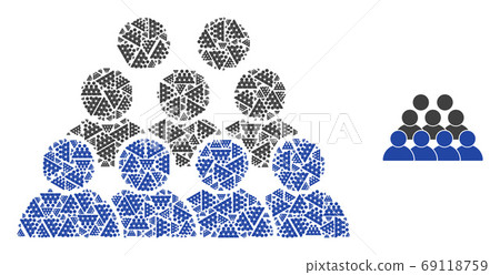 Staff Recursive Composition of Self Items - Stock Illustration ...