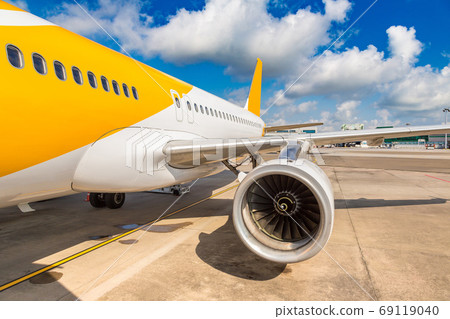 Airplane in Singapore 69119040