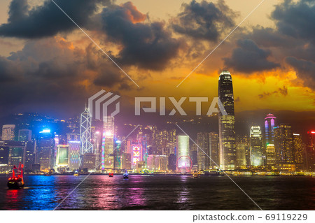 Victoria Harbour in Hong Kong Victoria Harbour in Hong Kong 69119229