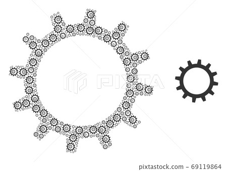 Gear Recursive Collage of Self Icons Gear Recursive Collage of Self Icons 69119864