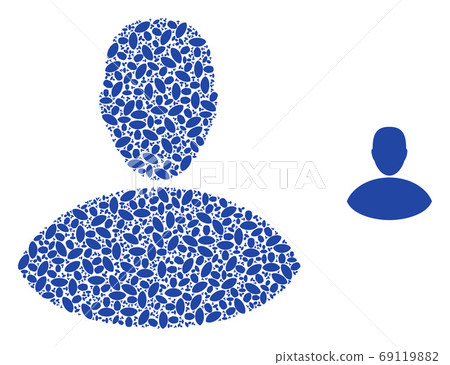 Boy Recursive Composition of Self Items - Stock Illustration [69119882 ...