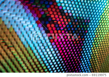 CloseUp LED blurred screen. LED soft focus background. abstract CloseUp LED blurred screen. LED soft focus background. abstract 69119975
