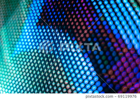 CloseUp LED blurred screen. LED soft focus background. abstract CloseUp LED blurred screen. LED soft focus background. abstract 69119976
