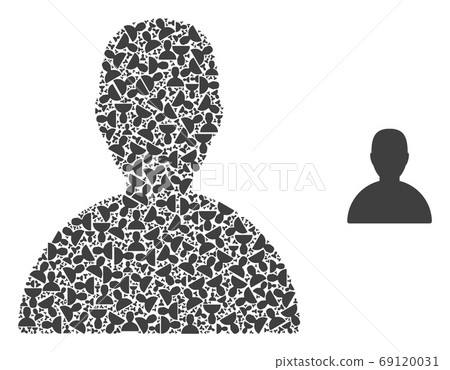Customer Recursion Composition of Self Items - Stock Illustration ...