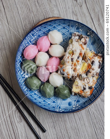 韓國傳統美食鬆平，韓國甜點，年糕 69120741