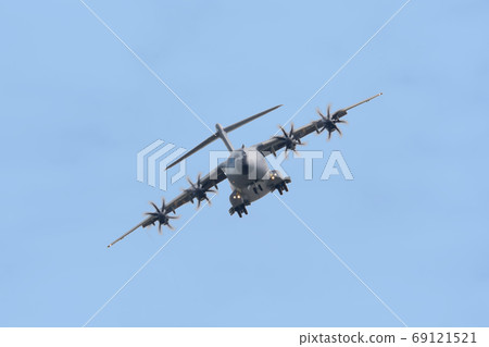 Airbus A400M test aircraft landing approach 69121521