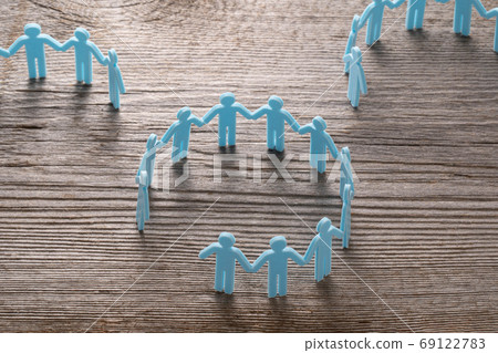 People cooperation partner model union image People cooperation partner model union image 69122783