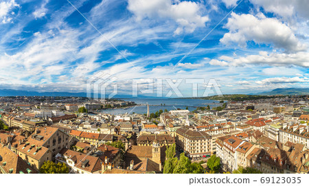 Panoramic view of Geneva 69123035
