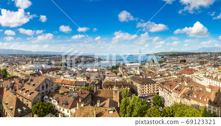 Panoramic view of Geneva 69123321