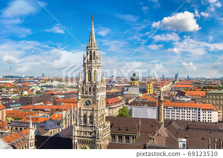 Aerial view of Munich, Germany 69123510