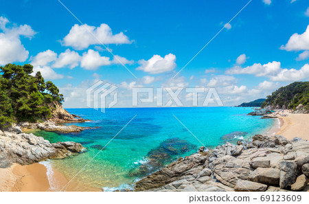 Costa Brava beach, ..Catalonia, Spain 69123609