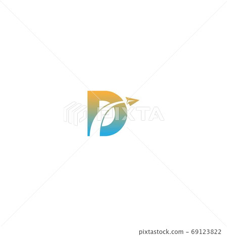 Paper Airplane Travel Logo Design Inspiration icon 69123822