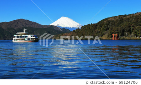 蘆之湖觀光和富士山景神奈川 蘆之湖觀光和富士山景神奈川 69124706