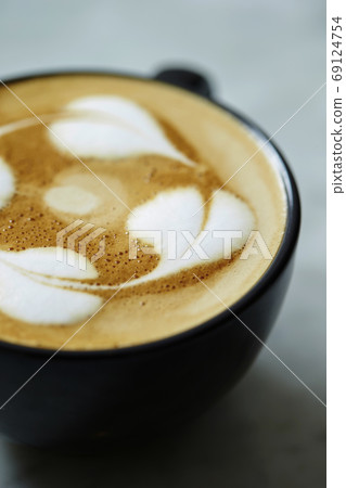 Latte Art Cafe Latte Cafe Image 69124754