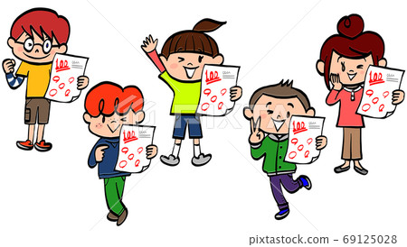 考試表格和小學生 69125028