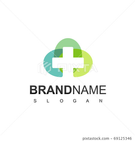 Hospital And Clinic Logo With Soft Green Color Hospital And Clinic Logo With Soft Green Color 69125346
