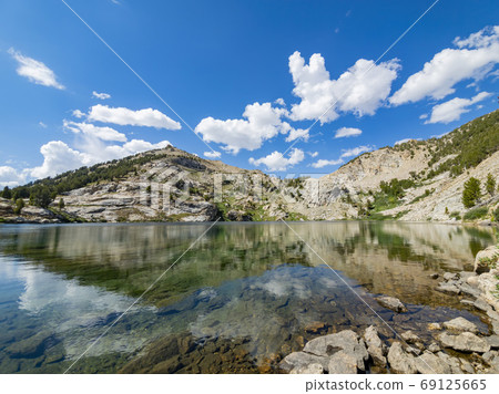 Morning view of the beautiful Liberty Lake Morning view of the beautiful Liberty Lake 69125665