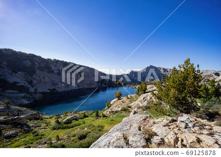 Morning view of the beautiful Liberty Lake Morning view of the beautiful Liberty Lake 69125878