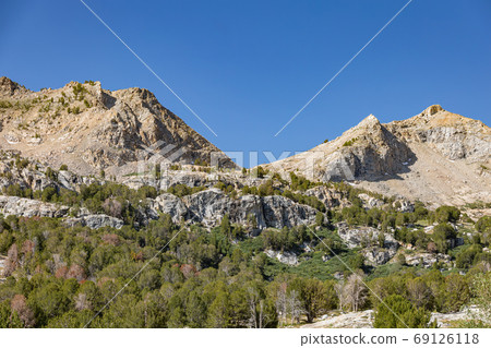 Morning view of the beautiful landscape around the Ruby Crest Tr 69126118