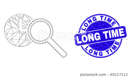Blue Distress Long Time Stamp and Web Carcass Find Time Blue Distress Long Time Stamp and Web Carcass Find Time 69127122