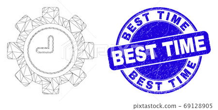 Blue Grunge Best Time Seal and Web Carcass Clock Settings Gear Blue Grunge Best Time Seal and Web Carcass Clock Settings Gear 69128905