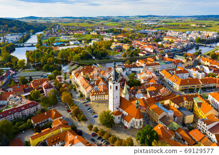 Panoramic view of Pisek Panoramic view of Pisek 69129577