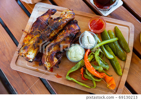 Pecena veprova zebra, czech cuisine Pecena veprova zebra, czech cuisine 69130213