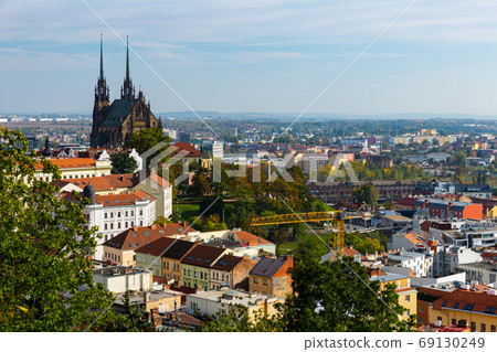Cityscape of Brno with Cathedral, Czech Republic 69130249