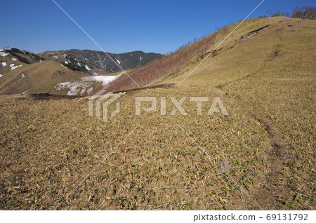 奧黑日光從黑山到中禪寺湖南海岸山脊1792m 69131792
