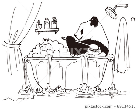 washing panda