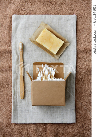 wooden toothbrush, handmade soap cotton swabs wooden toothbrush, handmade soap cotton swabs 69134903