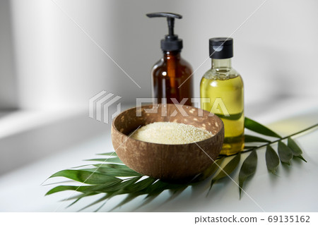 natural cosmetics and bodycare items 69135162