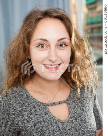 Woman at home in good mood 69139660