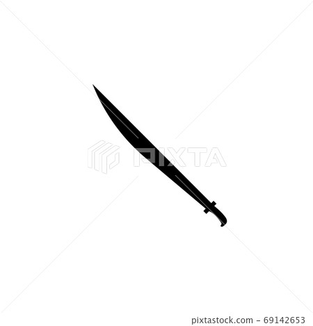 An isolated sword on white background. Pirates and Executioner s An isolated sword on white background. Pirates and Executioner s 69142653