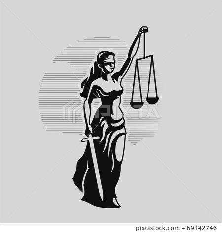 Goddess of Justice Themis. Goddess of Justice Themis. 69142746