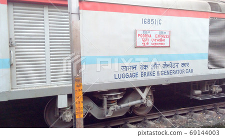 Poorva Express a daily super fast express train of Indian Railways Poorva Express a daily super fast express train of Indian Railways 69144003