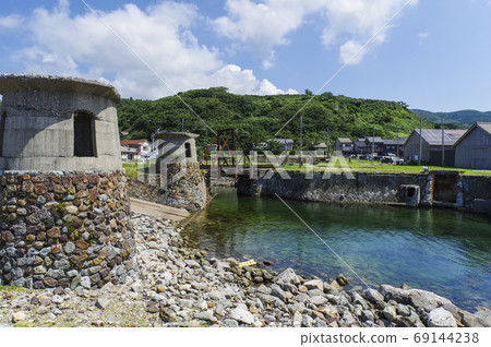 The remains of Oma Port, which was the shipping port of Sado Gold Mine The remains of Oma Port, which was the shipping port of Sado Gold Mine 69144238