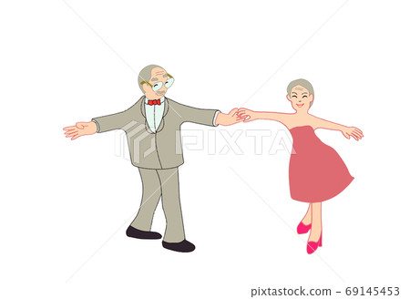 老人享受舞蹈 老人享受舞蹈 69145453
