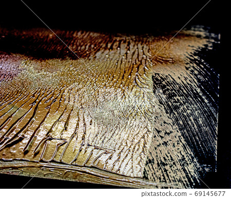 Gold acriliyc paint texture splash abstract image. Gold acriliyc paint texture splash abstract image. 69145677