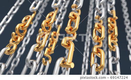 Chains With Gold Elements In The Form Of Digits Of Years Chains With Gold Elements In The Form Of Digits Of Years 69147224