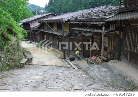 長野縣:Tsumagojuku /市區風景(初夏) 長野縣:Tsumagojuku /市區風景(初夏) 69147289
