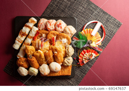 Oden seeds and New Year decorations Oden seeds and New Year decorations 69147637