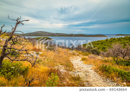 Adriatic coast near the Rogoznica village. Adriatic coast near the Rogoznica village. 69148664