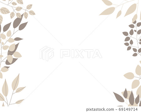 少女植物框架圖 69149714